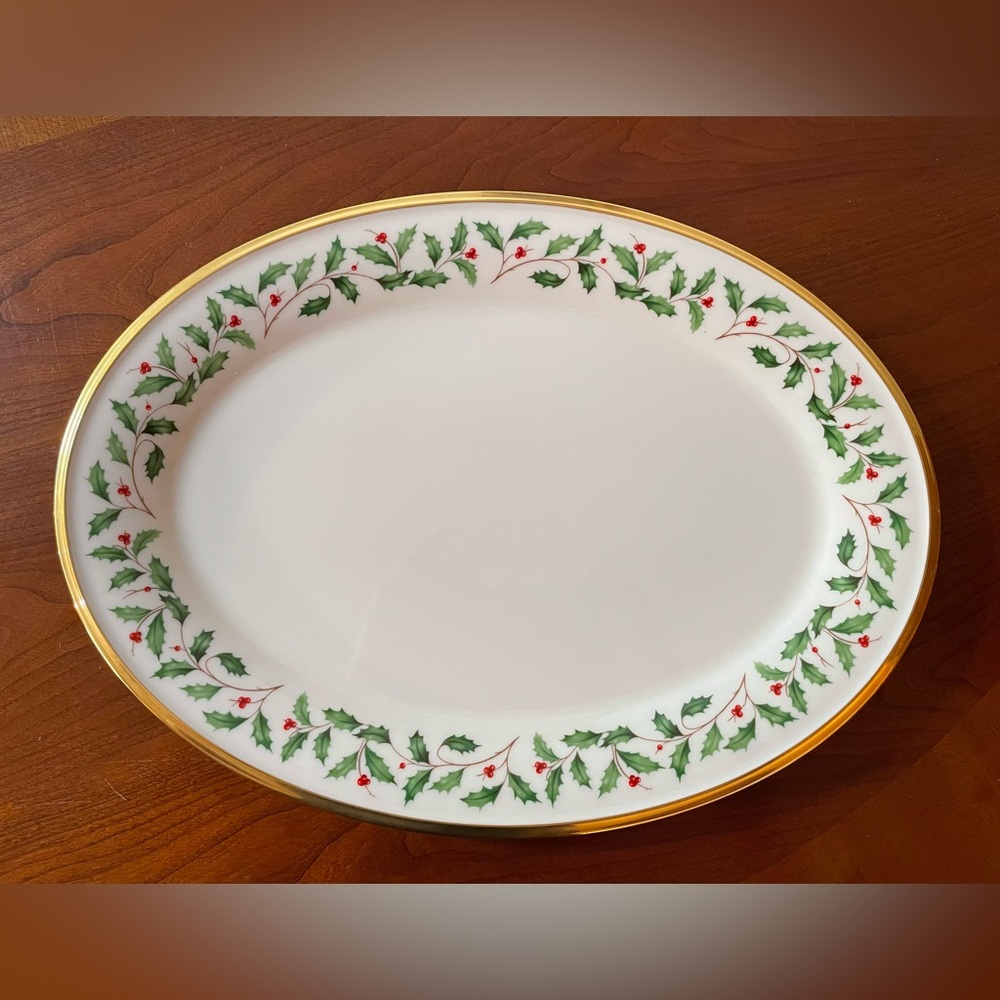Lenox Holiday (Dimension) Oval Platter
